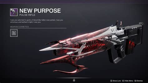 New Purpose god roll and best perks in Destiny 2.